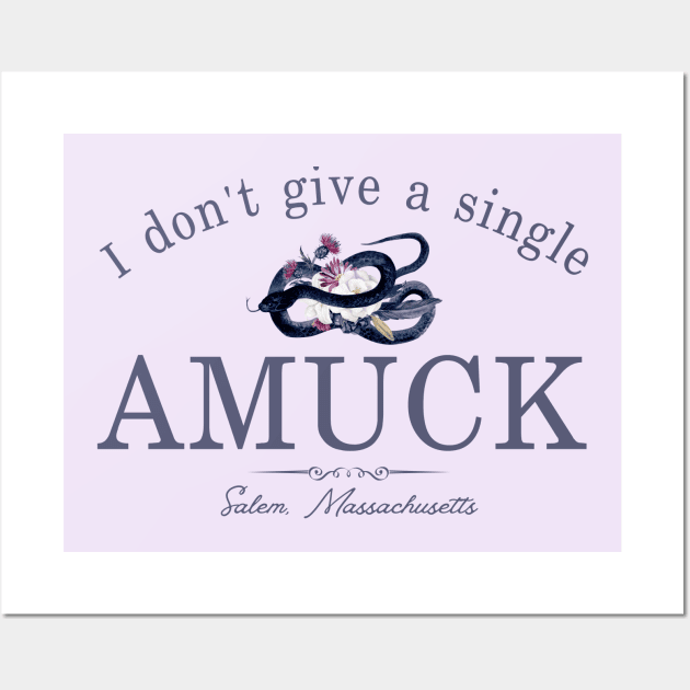 I Don't Give Amuck Hocus Pocus Wall Art by MalibuSun